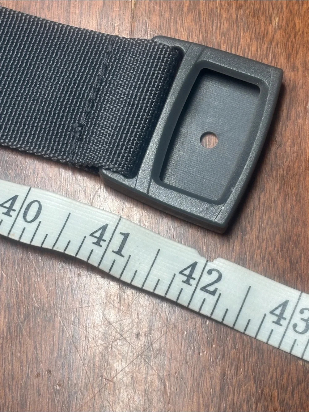 Adjustable Gray Webbing Belt Strap for Men